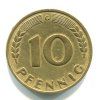 Německo. 10 Pfennig 1949/G.