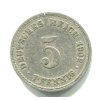 NĚMECKO. 5 Pfennig 1902/A.
