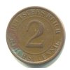 NĚMECKO. 2 Reichspfennig 1925/A.