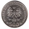 POLSKO. 500 złotych 1989. 50. výročí polské obranné války.
