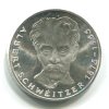 NĚMECKO. 5 Mark 1975/G. Albert Schweitzer. Ag.
