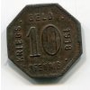MENGEN. 10 Pfennig 1918. Funck 329.2b
