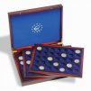 Kazeta VOLTERRA TRIO DE LUXE, na 105 2€ mincí do Ø 26 mm v kapslích, mahagonové dřevo