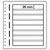 Listy LEUCHTTURM LB, jednořádkové, na German First Day of Issue Cards - 10 kusů v balení