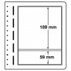 Listy LEUCHTTURM LB, dvouřádkové, 100×293 mm - 10 kusů v balení