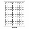 Box se 80 čtvercovými poli o rozměru 24×24 mm, kouřová barva