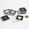 Kapsle QUADRUM, na mince do Ø 23 mm, průhledné, s černou pěnou - 10 kusů v balení