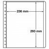 Listy LEUCHTTURM LB, dvouřádkové, 236x144 mm - 10 kusů v balení