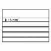 Karta na známky z PS 210×148 mm, s 5 průhlednými pásky, s ochrannou fólií, černá - 50 kusů v balení 