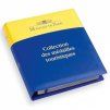 Album "Collection des médailles touristiques", v klasickém designu, s listy na 72 francouzských medailí, žlutá a modrá