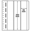 Listy LEUCHTTURM LB, čtyřřádkové, 190×59 mm - 10 kusů v balení