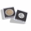 Kapsle QUADRUM MINI, na mince do Ø 10 mm, průhledné, s černou pěnou - 10 kusů v balení 