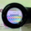 Lupa s LED osvětlením, s měřítkem do 10 mm, zvětšení 8×, černá