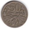 ČESKOSLOVENSKO. 50 haléřů 1922.