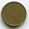 PORTUGALSKO. 5 escudos 1995.
