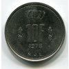 LUCEMBURSKO. 10 francs 1978.