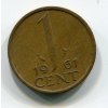 NIZOZEMÍ. 1 cent 1961.