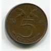 NIZOZEMÍ. 5 cents 1948.