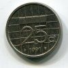 NIZOZEMÍ. 25 cents 1991.