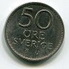 ŠVÉDSKO. 50 öre 1967. KM-837