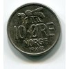 NORSKO. 10 öre 1962.