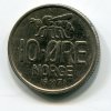 NORSKO. 10 öre 1971.