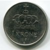NORSKO. 1 krone 1981.