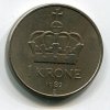NORSKO. 1 krone 1982. KM-419