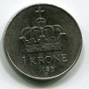 NORSKO. 1 krone 1983. KM-419