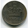 NORSKO. 1 krone 1988.