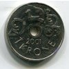NORSKO. 1 krone 2001. KM-462