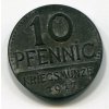 ÜBERLINGEN. 10 Pfenig 1917. Zn. Funck 553.1