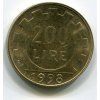 ITÁLIE. 200 lire 1998.