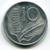 ITÁLIE. 10 lire 1969.