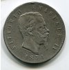 ITÁLIE. 5 lire 1874/M. Ag.