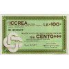 ITÁLIE.  ICCREA Roma. I stituto di credito delle Casse Rurali e Artigiane. 100 lire. 14. 1.1977.