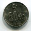 TURECKO. 50.000 lira (50 bin lira) 2001.