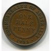 AUSTRÁLIE. 1/2 penny 1933.