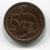 JIHOAFRICKÁ REPUBLIKA. 5 cents 1994.