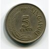 SINGAPUR. 5 cents 1967.