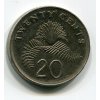 SINGAPUR. 20 cents 1987. KM-52