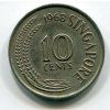 SINGAPUR. 10 cents 1968.