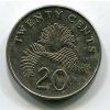 SINGAPUR. 20 cents 1997.