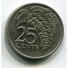 Trinidad a Tobago. 25 cents 1977.
