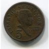 FILIPÍNY. 5 sentimo 1972.