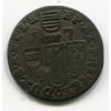 LIÉGE (Lutych). 1744-1763. Jean-Theodore de Baviere, biskup. 1 liard 1745. Magain: 5.
