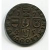 LIÉGE (Lutych). 1744-1763. Jean-Theodore de Baviere, biskup. 1 liard 1745. Magain 5..