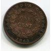 Východoindická společnost - STRAITS SETTLEMENTS. 1 cent 1845.