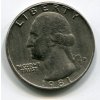 USA. 1/4 dollar 1981/D
