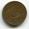 VELKÁ BRITÁNIE. 1/2 penny 1958.
